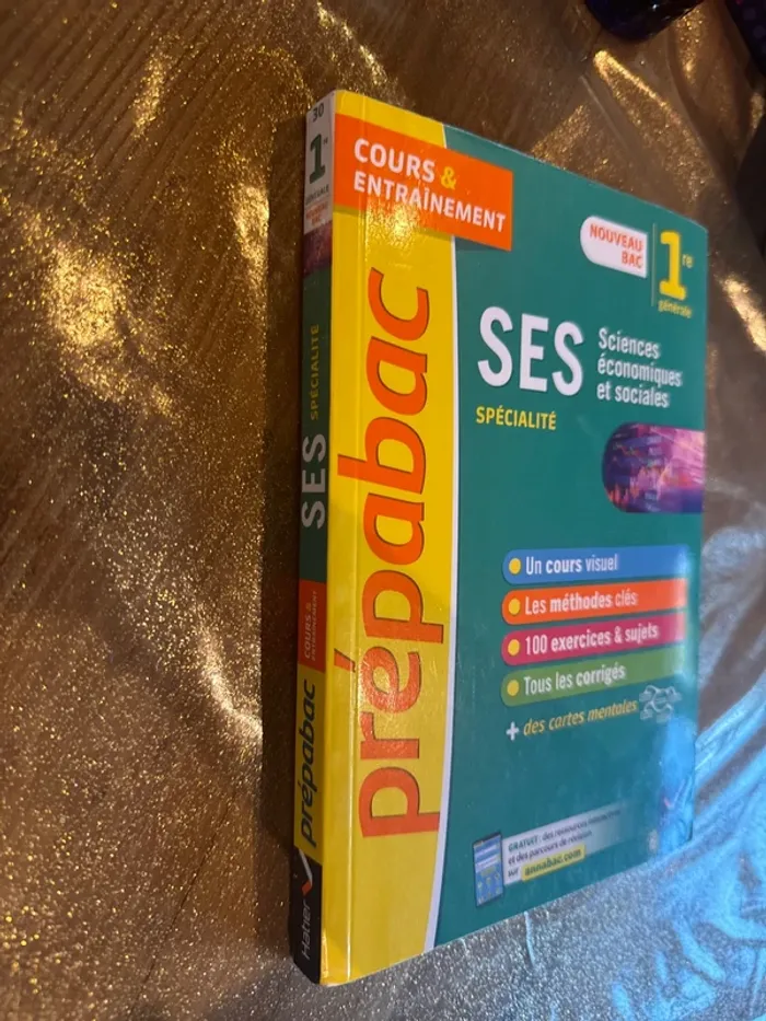 Livre, prépa bac SES - photo numéro 2