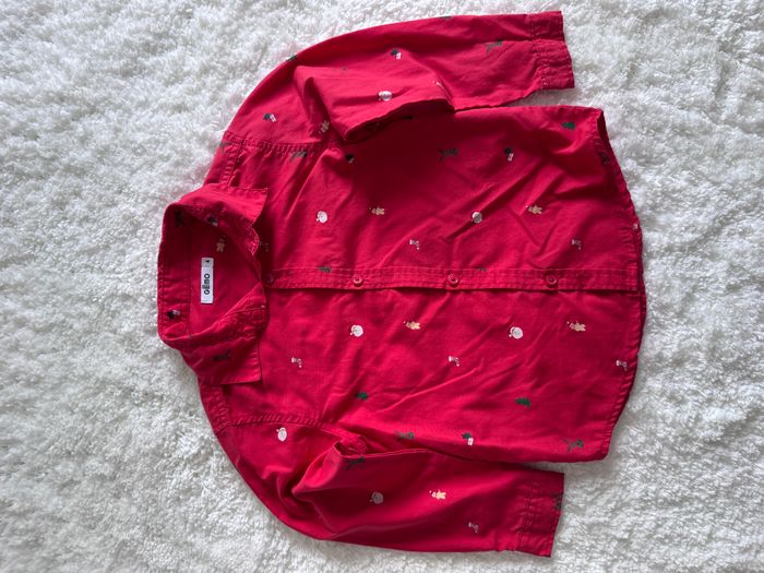 Chemise Gemo à motifs de Noël, taille 4 ans