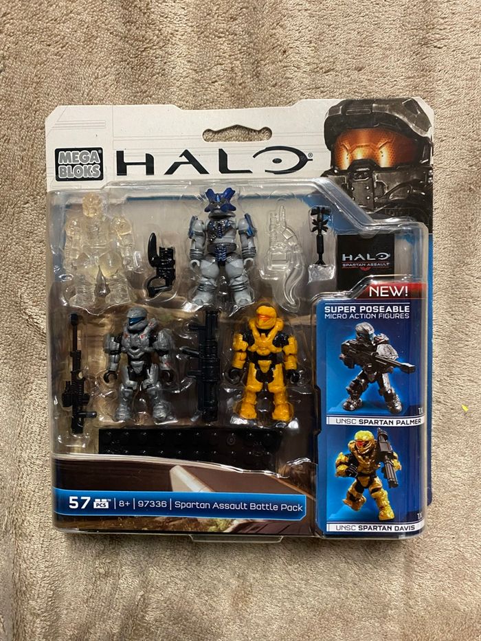 Pack d'assaut spartiate Mega Bloks Halo 57 pièces 97336 NEUF