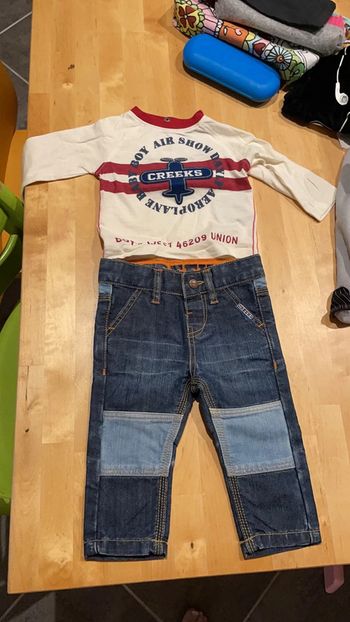 Ensemble neuf creeks 6 mois