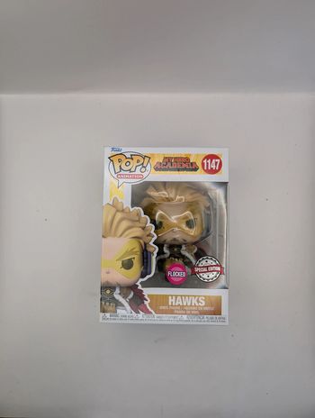 Funko pop : My hero academia 1147 - Hawks Edition speciale Flocked