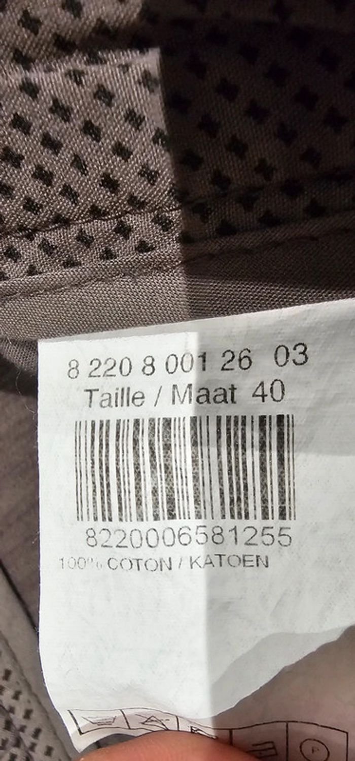 Pantalon côtelé velours taille 40 Armand thierry - photo numéro 3