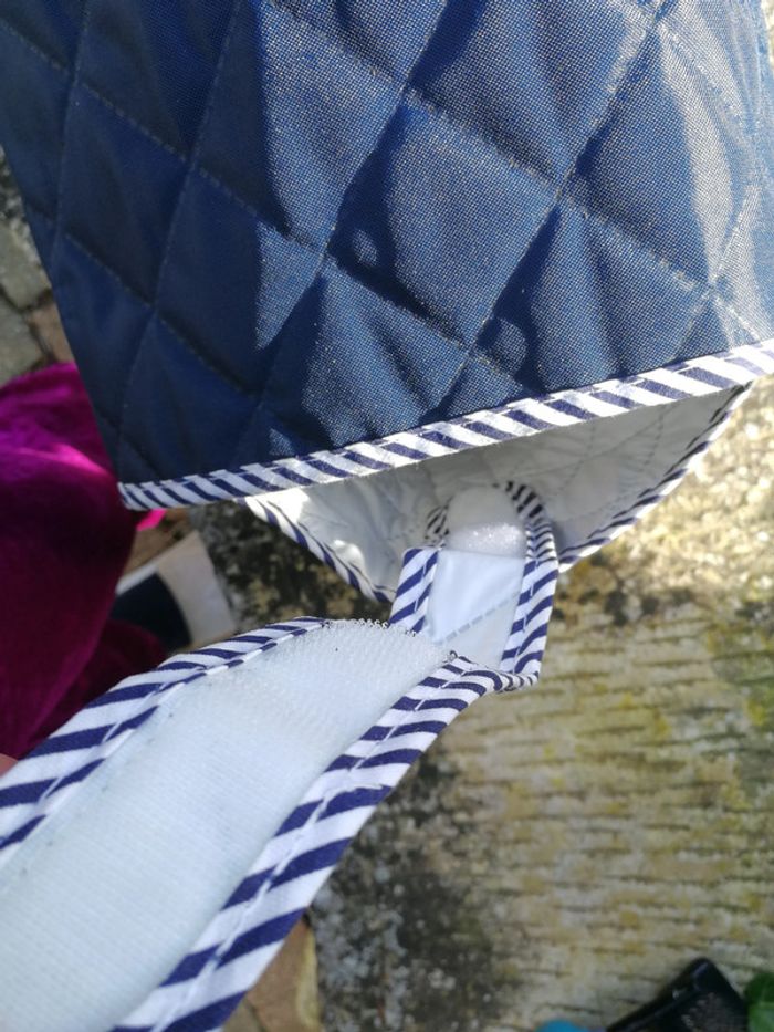 Sac à langer incomplet Baby on Board bleu matelassé - photo numéro 3
