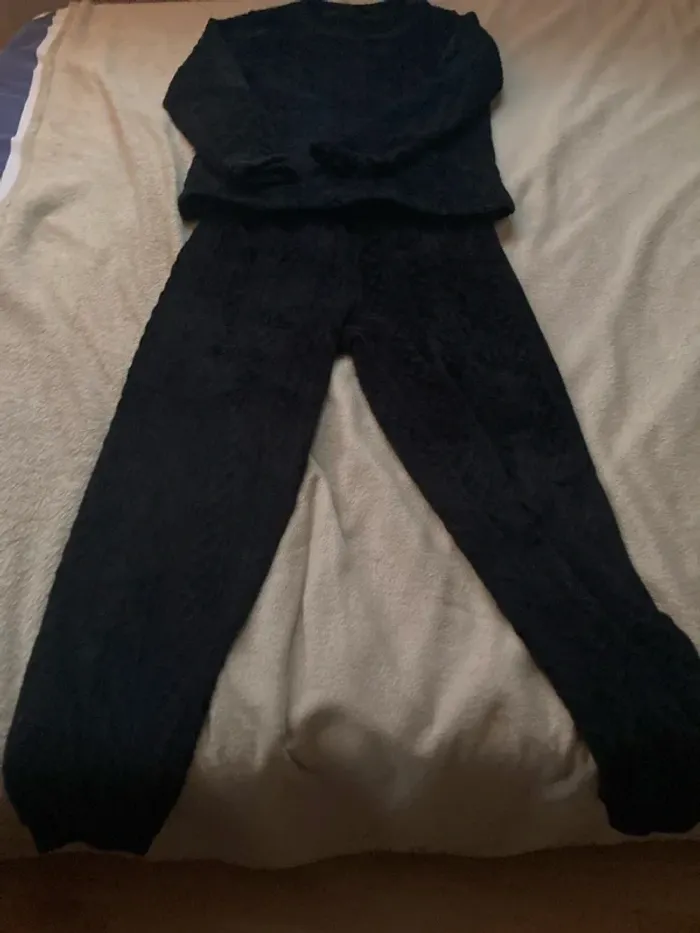 Ensemble jogging pyjama femme velours Ovs S - photo numéro 3