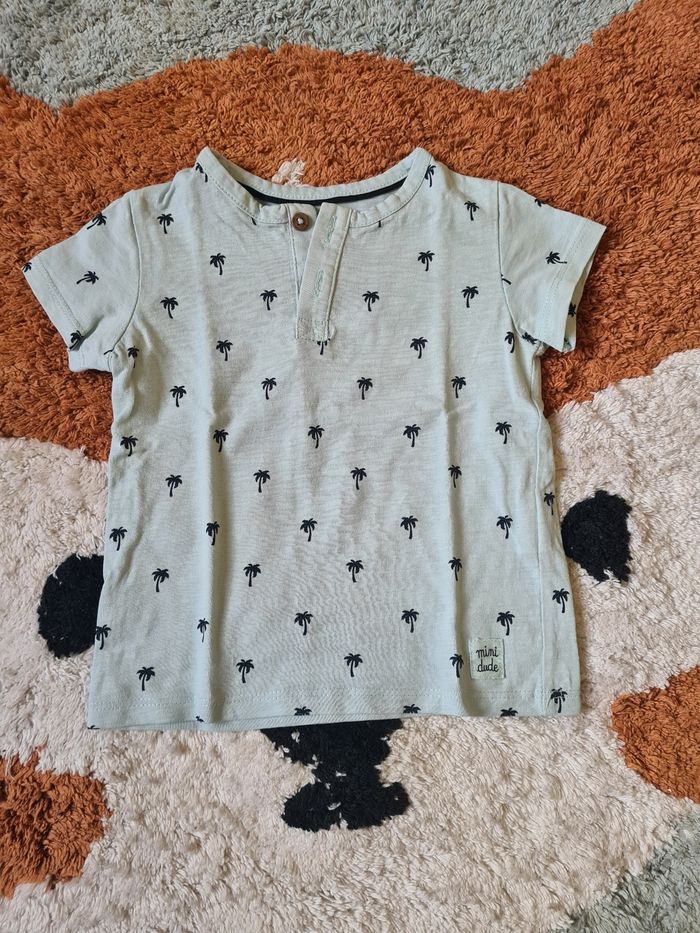 T-shirt palmiers- 12mois