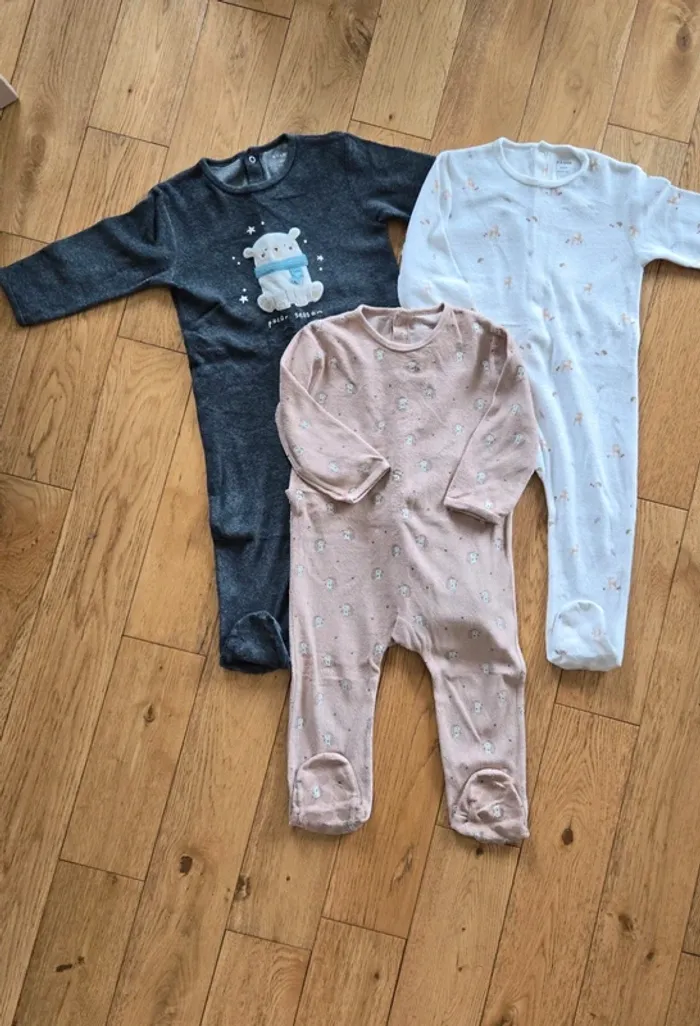 Lot 3 pyjamas garçon Kiabi - 24 mois