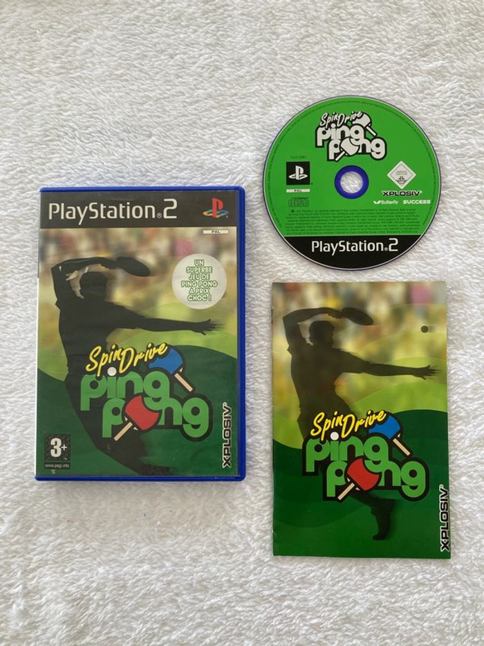 Jeu PS2 spindrive Pingpong