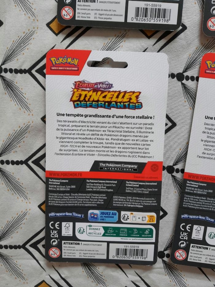 Pokémon Artset Booster EV08 | Étincelles déferlantes - Neuf Scellé [FR] - photo numéro 9