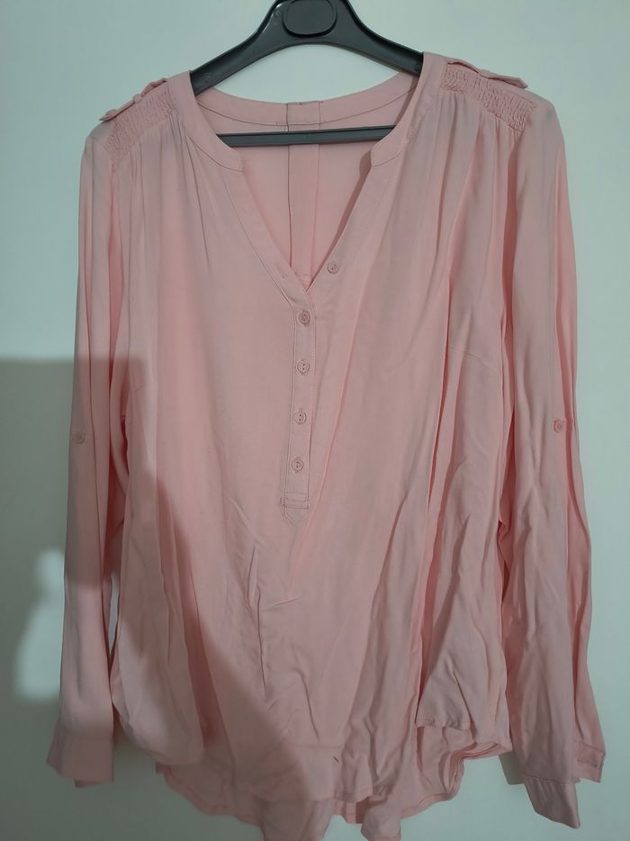 Blouse femme rose