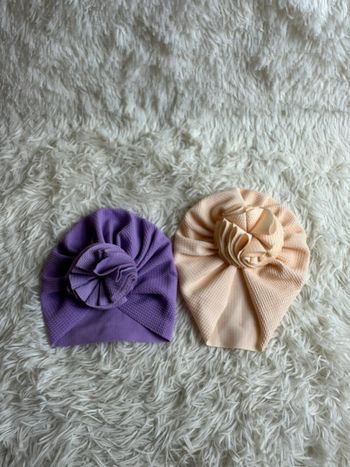 Lot de 2 couvre chef 0-12 mois