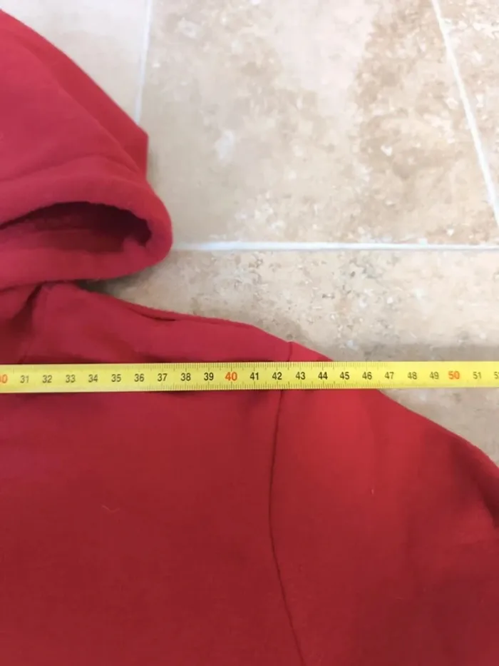 Sweat capuche rouge et marine Homme M Nautica - photo numéro 8