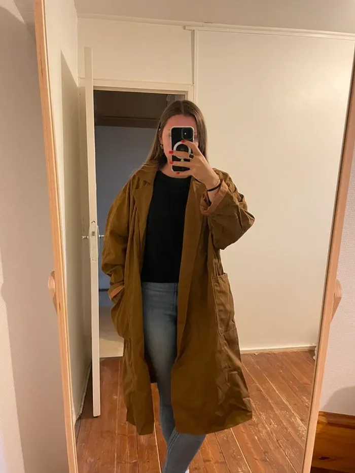 Manteau camel Shein