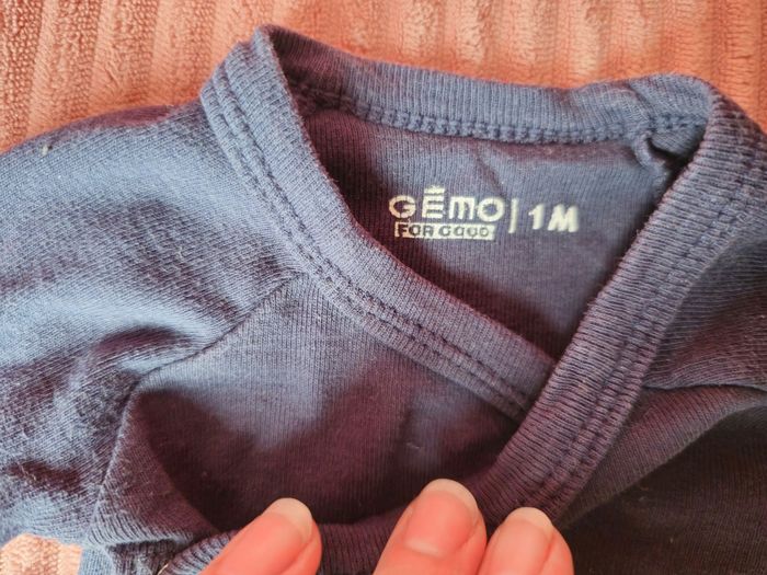 Body 1 mois Gemo - photo numéro 2