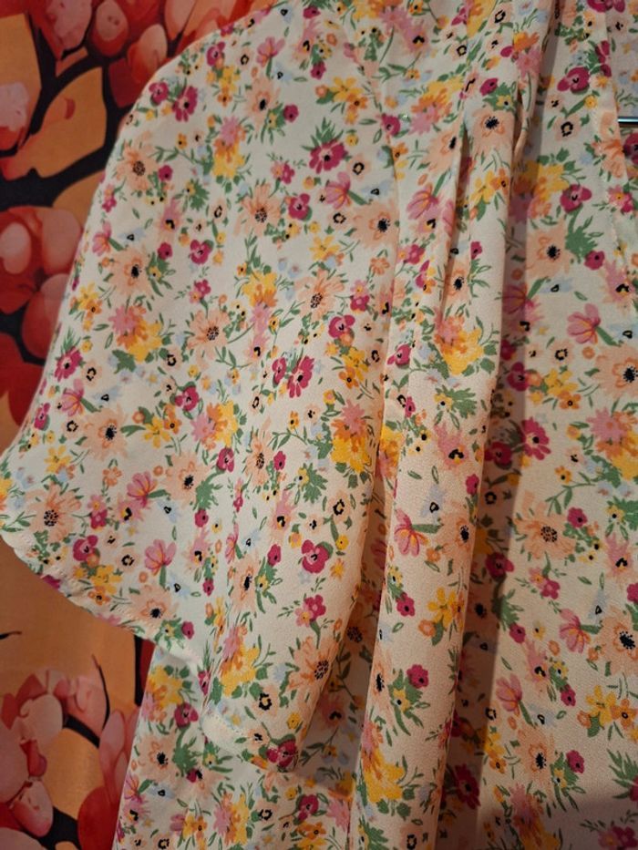 Blouse Fluide et légère fleurie - photo numéro 3