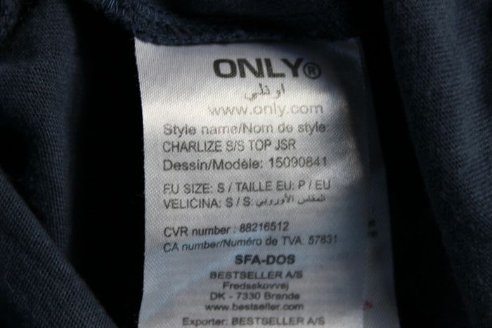 Jolie tee-shirt bleu Only - photo numéro 5