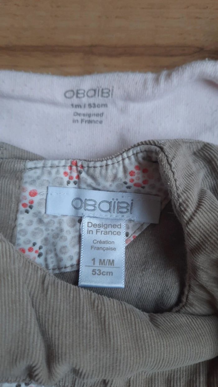 Ensemble robe et gilet Obaibi 1 mois - photo numéro 4