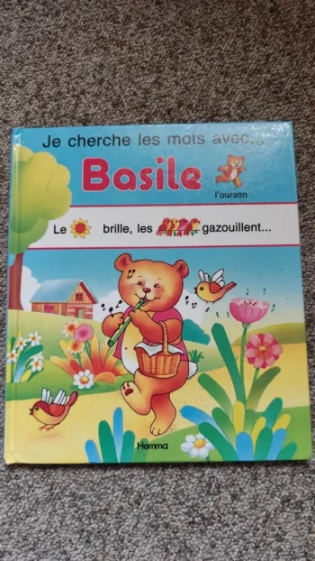 Je cherche les mots avec Basile l'ourson