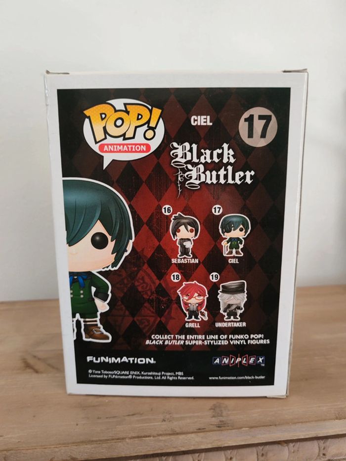 Figurine funko pop Black Butler Ciel 17 - photo numéro 3