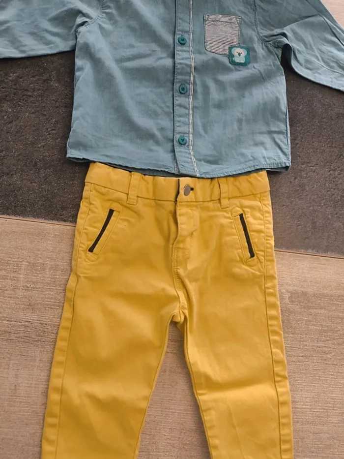 Ensemble 3 pièces garçon 12 mois obaibi - photo numéro 7