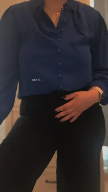 Chemisier bleu