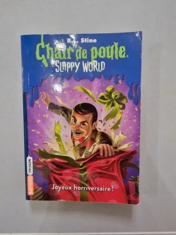 livre chair de poule slappy world joyeux horriversaire !