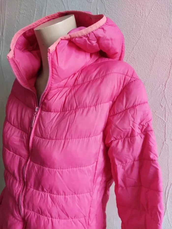 Doudoune rose légère Taille L - photo numéro 3
