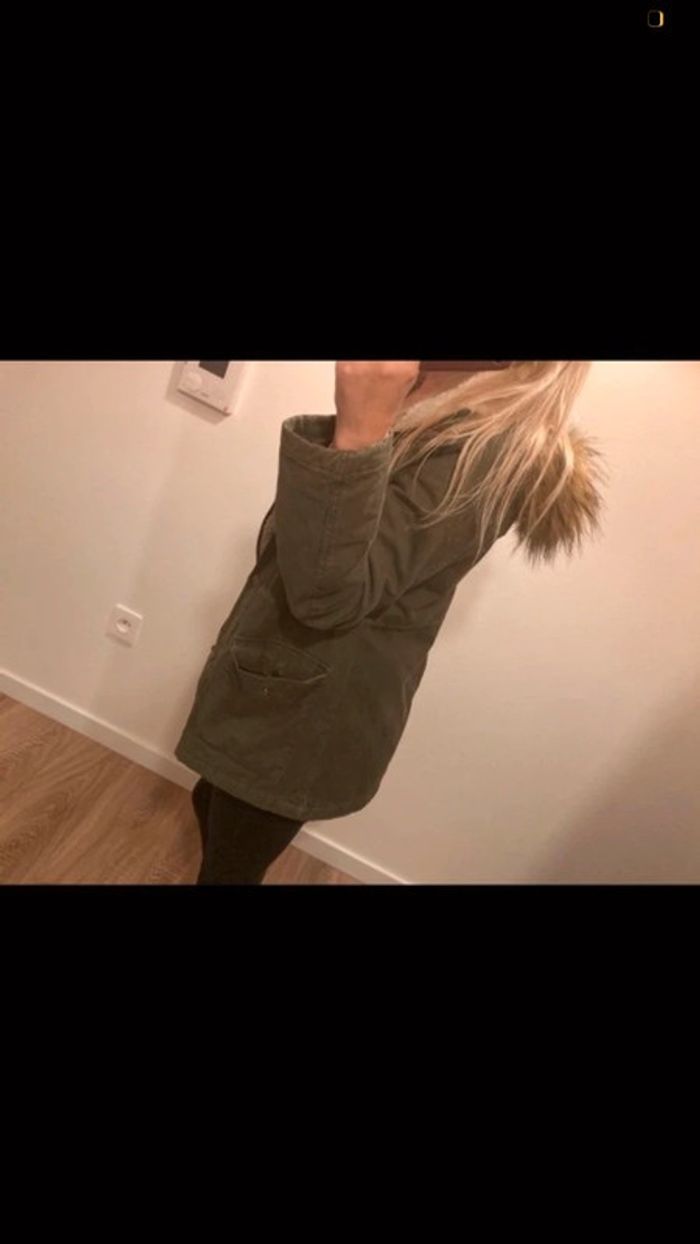 Veste à capuche kaki - photo numéro 4