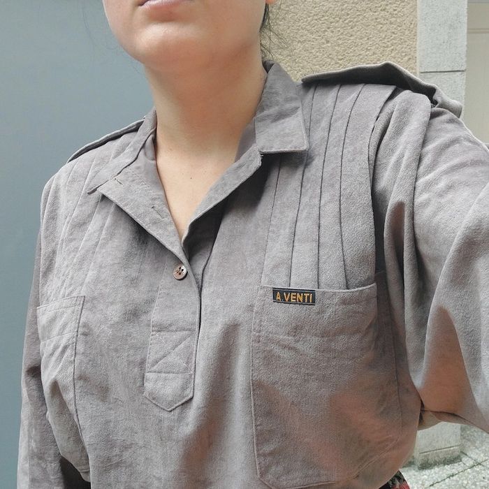 Haut style militaire vintage pour s/m - photo numéro 2