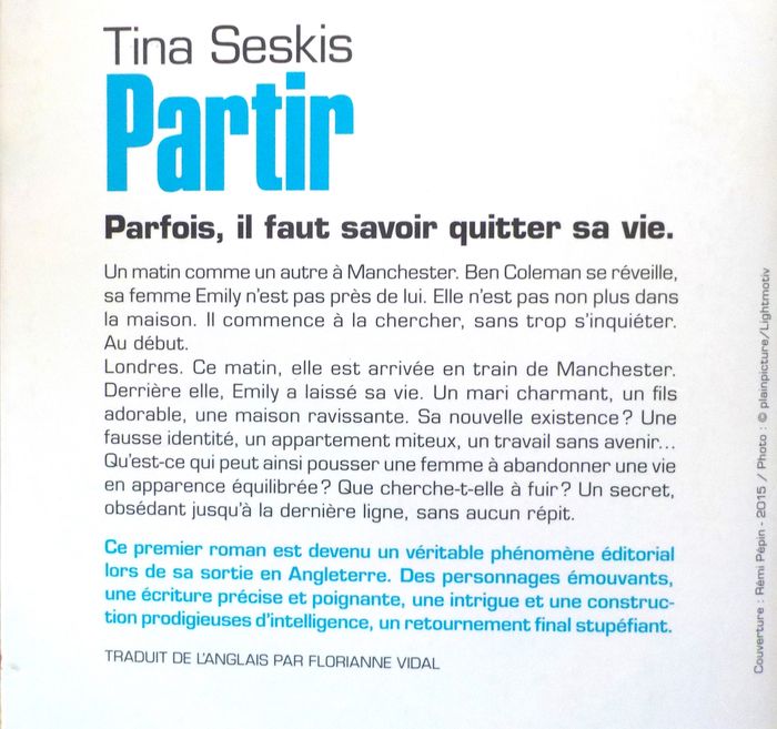 PARTIR de Tina SESKIS Ed. du Cherche-Midi - photo numéro 2