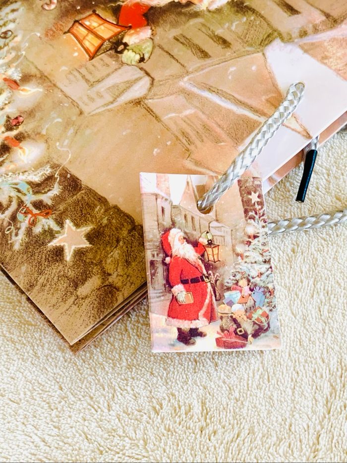 Lot de 3 petites pochettes Père Noel Vitrine Magique - photo numéro 4