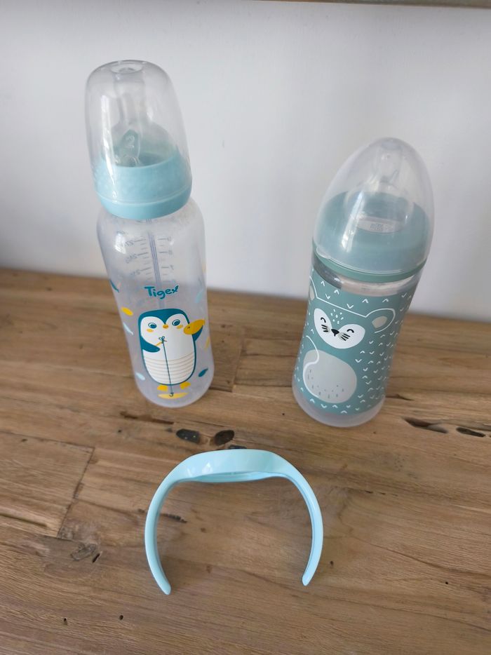 Lot biberons grande contenance tigex air control - photo numéro 4