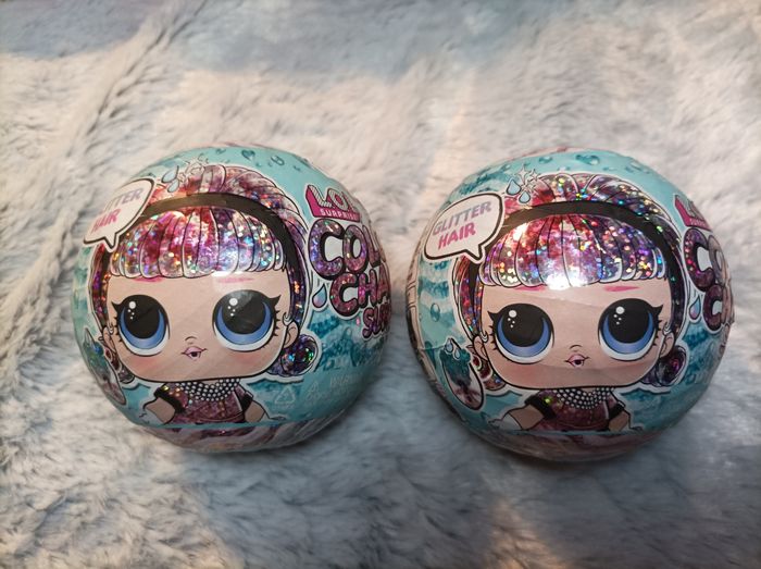 2 boules LOL Surprise Glitter Color Change Doll - NEUF
