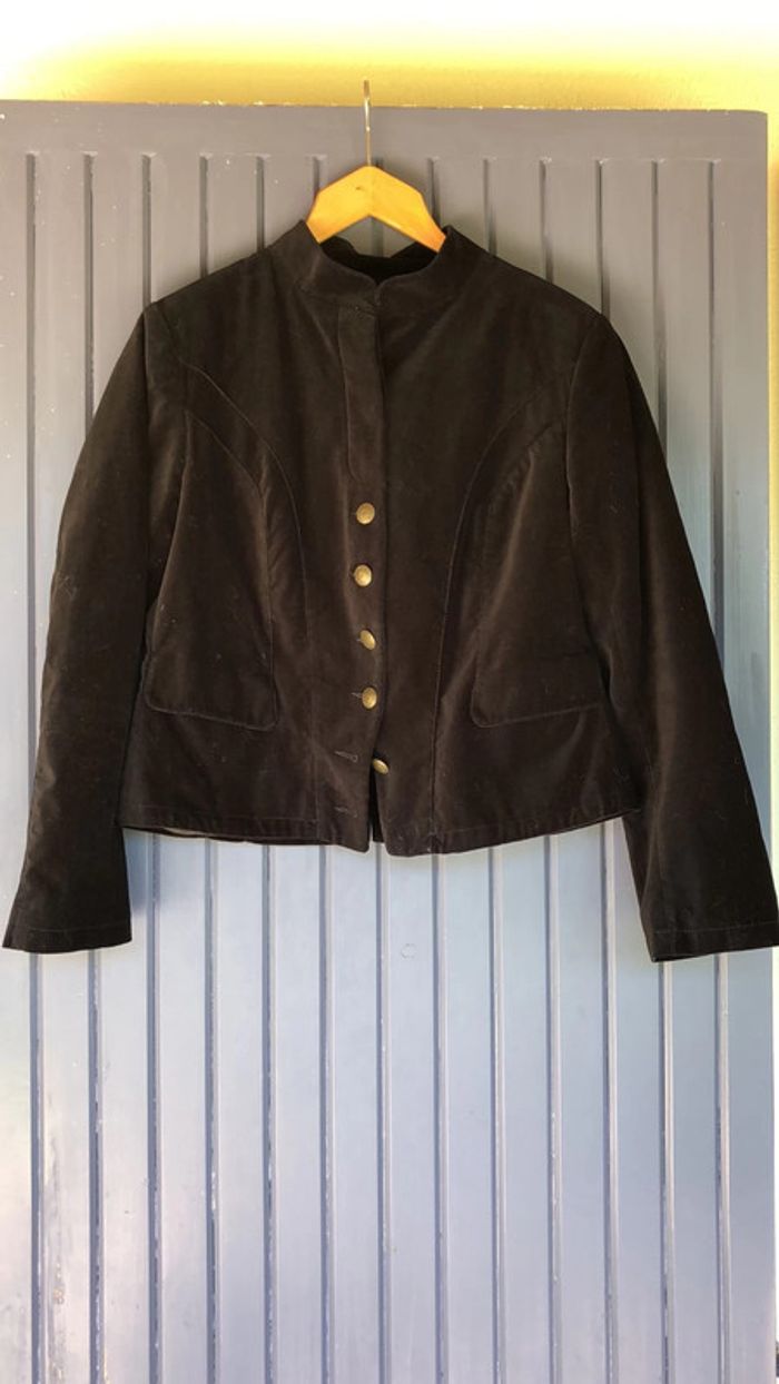 Petite veste ajustée velours taille 4 Jacqueline Riu