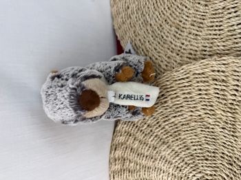 Peluche doudou marmotte castor 