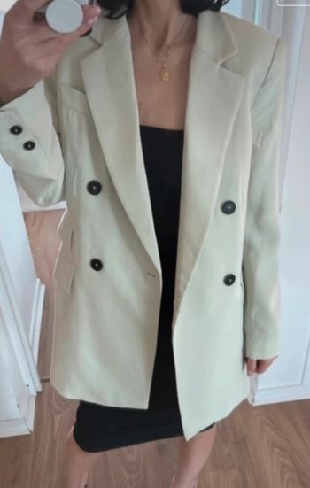 Blazer, vert clair, Mango