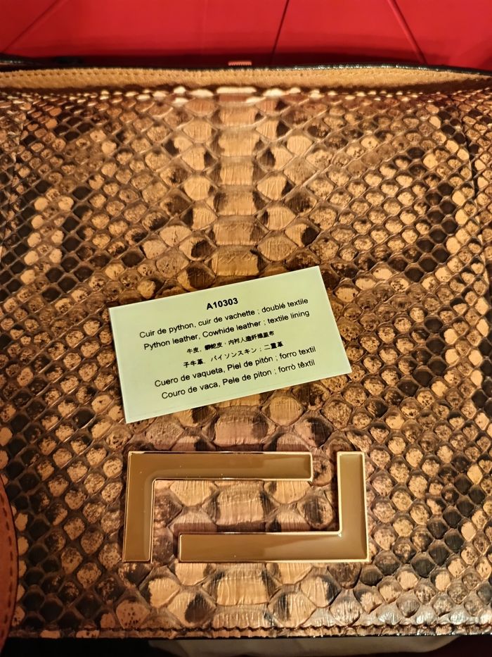 Sac Pia Lancel cuir python - photo numéro 3