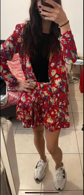 Ensemble jupe vestes fleuries The Korner