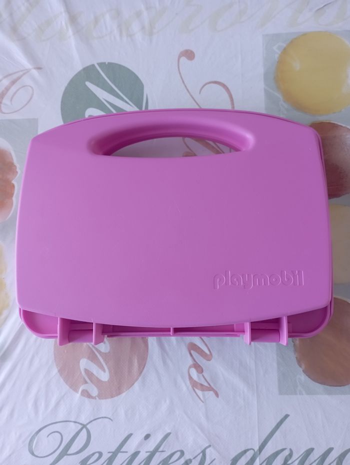 Malette de rangement et transport rose playmobil 20 cm neuf 3€ - photo numéro 3