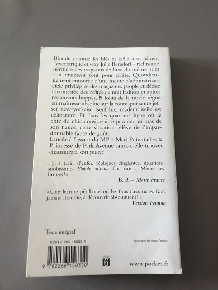 Livre Blonde attitude - photo numéro 2