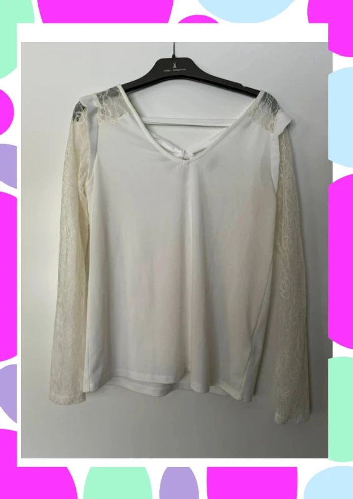 Petit haut blanc pimkie - photo numéro 4