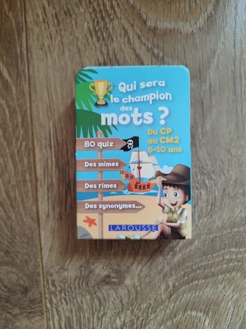 Qui sera le champion des mots ? Larousse - 6-10 ans