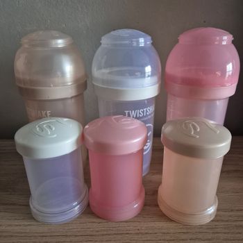 Lot 3 biberons Twistshake