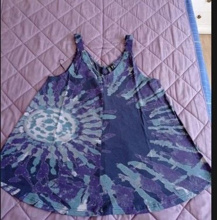 Tunique bleu verte