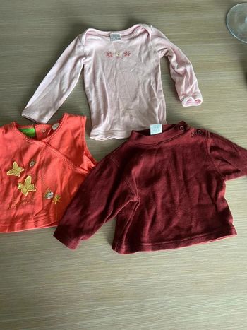 Lot de t-shirt 9 mois