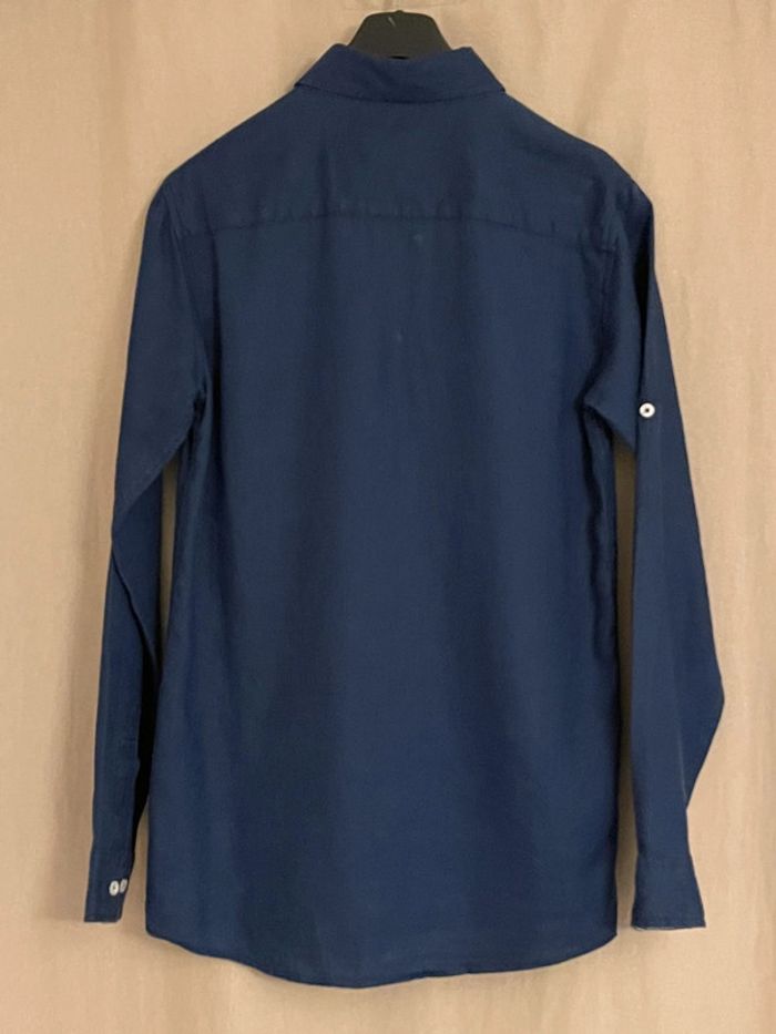 Chemise manches longues bleue marine - U Collection - T. S - photo numéro 3