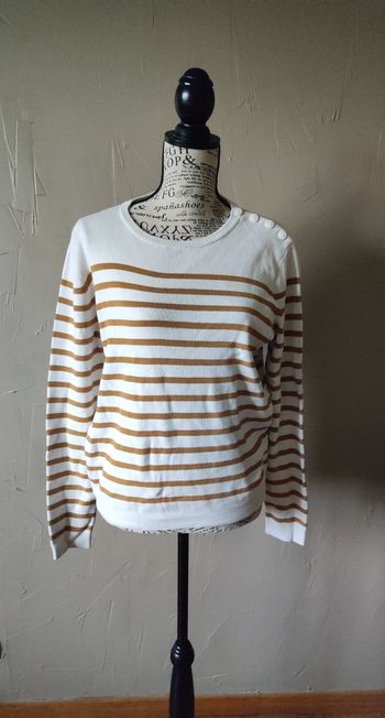 Pull marnière écru La redoute taille L