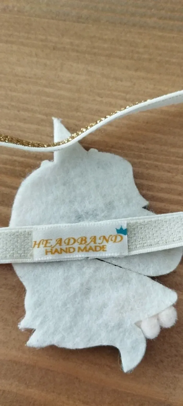 Bandeau élastique licorne pour cheveux - photo numéro 3