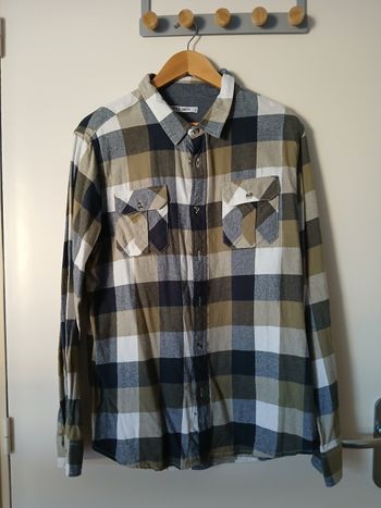 Chemise à carreaux homme