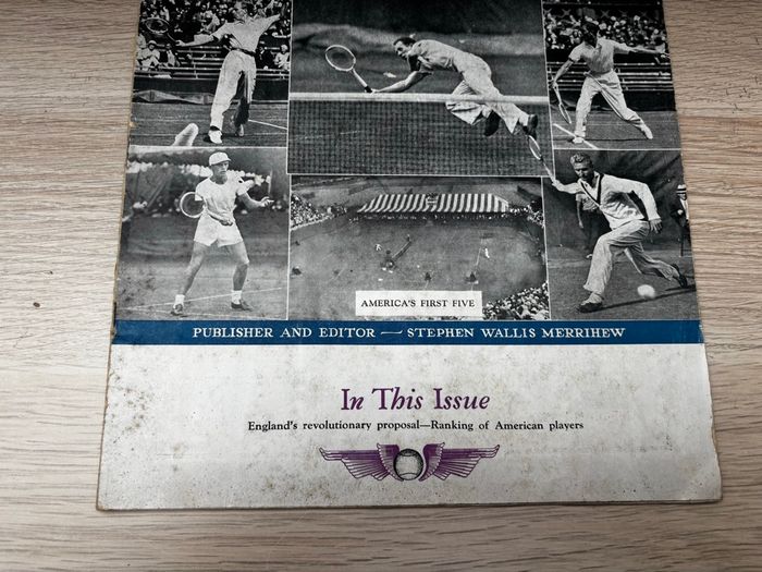 Magazine American Lawn tennis 1935 - photo numéro 3