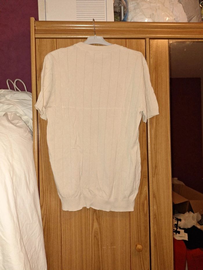 Haut manches courtes crème xs - photo numéro 2